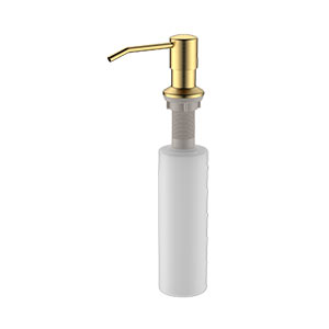 Dozownik do mydła lub płynu 350 ml, złoty