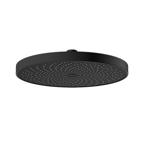 Głowica deszczowni okrągła  26 cm, czarna