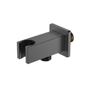 Przyłącze kątowe z uchwytem na słuchawkę proste, gun metal