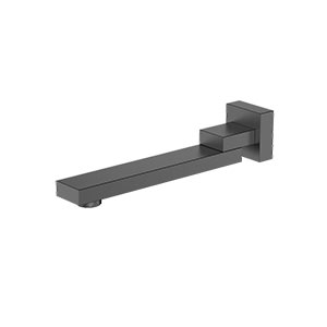 Wylewka wannowa do baterii podtynkowych, gun metal