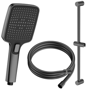 Zestaw prysznicowy  3-funkcyjny z drążkiem, gun metal