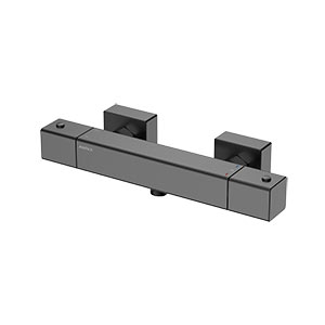 Bateria prysznicowa termostatyczna, gun metal
