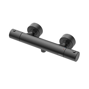 Bateria prysznicowa termostatyczna, gun metal