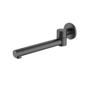 Wylewka wannowa do baterii podtynkowych, gun metal
