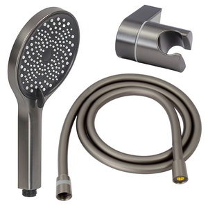 Zestaw prysznicowy  3-funkcyjny punktowy, gun metal